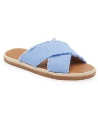 Caslon Caslon(r) Paxton Slide Sandal - Blue