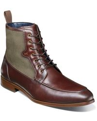 Stacy Adams - Brumley Moc Toe Lace Up Boot - Lyst
