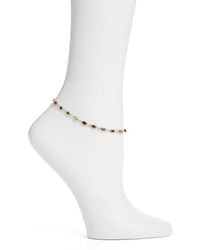 VIDAKUSH - Crystal Station Anklet - Lyst
