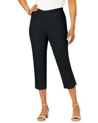 Jessica London - Stretch Denim Crop Jeggings - Lyst