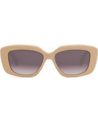 Celine - Triomphe 55mm Gradient Rectangular Sunglasses - Lyst
