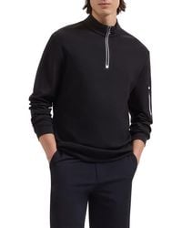 Bugatchi - Soft Touch Quarter Zip - Lyst