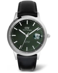 Daniel Wellington - Iconic Automatic Leather Strap Watch, 40Mm - Lyst
