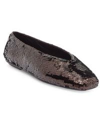 Jeffrey Campbell - Fathom Sequin Square Toe Flat - Lyst