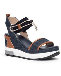 Nero Giardini - Bungee Platform Wedge Sandal - Lyst