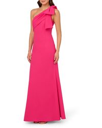 Adrianna Papell - One-shoulder Gown - Lyst