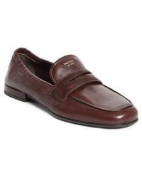 Prada - Soft Penny Loafer - Lyst