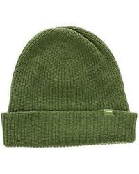 vowels - Solid Wool Blend Beanie - Lyst