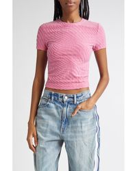 Alexander Wang - Logo Jacquard Baby Tee - Lyst