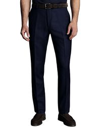 Charles Tyrwhitt - Slim Fit Natural Stretch Birdseye Suit Trouser - Lyst