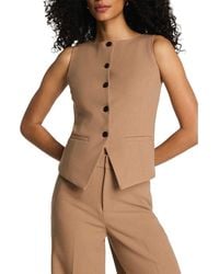 Spanx - Button-Up Vest - Lyst