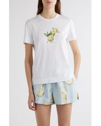 Givenchy - Slim Fit Cotton Lemon Graphic T-shirt - Lyst