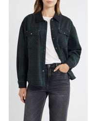 Thread & Supply - Plaid Cotton Shacket - Lyst