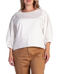Standards & Practices - Saber Balloon Sleeve Blouse - Lyst