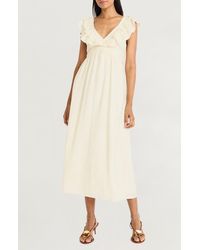 The Good Journey - Whimsy Tie Back Woven Dress - Lyst