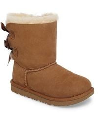 UGG - Kids' Bailey Bow Ii Water Resistant Genuine Shearling Boot - Lyst