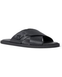 Fendi - Squared Ff Slide Sandal - Lyst