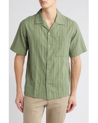 NN07 - Julio 5712 Stripe Organic Cotton Camp Shirt - Lyst