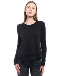 Wilt - Long Sleeve Mock Layer Tee - Lyst