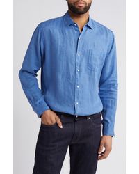 Peter Millar - Coastal Garment Dyed Linen Button-up Shirt - Lyst