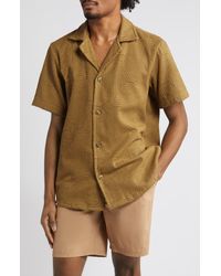 Oas - Zabyrinth Terry Cloth Camp Shirt - Lyst