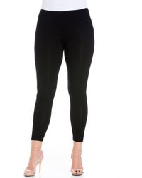 24seven Comfort Apparel - Stretch Ankle Length Leggings - Lyst