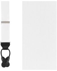 Trafalgar - Dutton Solid Color Silk Button End Suspenders - Lyst