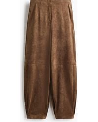 H&M - Barrel-Leg Pants - Lyst