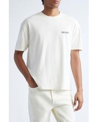 Palmes - Logo Embroidered Cotton T-Shirt - Lyst