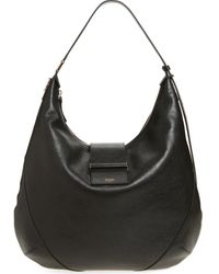 Jimmy Choo - Bar Medium Leather Hobo Shoulder Bag - Lyst