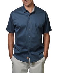 Fundamental Coast - Big Wave Short Sleeve Button-up Shirt - Lyst