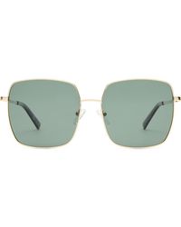 Le Specs - The Cherished 58Mm Polarized Square Sunglasses - Lyst
