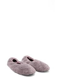 Mango - Faux Fur Slipper - Lyst