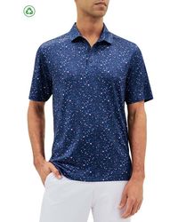 Con.struct - Regular Fit Paint Splatter Print Recycled Performance Golf Polo - Lyst