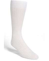 Pantherella - Cotton Blend Mid Calf Dress Socks - Lyst