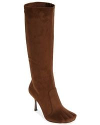 Jeffrey Campbell - Conform Embossed Toe Knee High Boot - Lyst