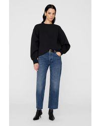 Anine Bing - Alto Sweatshirt With Framed Monogram - Lyst