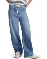 Mavi - Nella Wide Leg Drawstring Jeans - Lyst