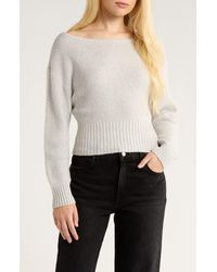 PacSun - Cosette Off The Shoulder Rib Sweater - Lyst