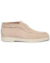 Santoni - Suede Desert Boot - Lyst