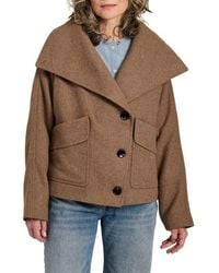 Bernardo - Funnel Neck Coat - Lyst
