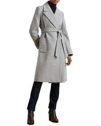Ralph Lauren - Wool Blend Wrap Coat - Lyst