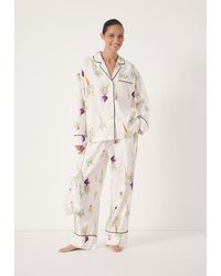 Hush - Long Sleeve Brushed Cotton Pyjamas - Lyst