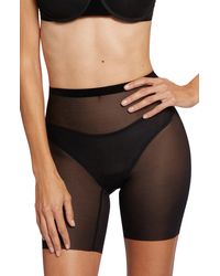 Wolford - Tulle Control Shaper Shorts - Lyst