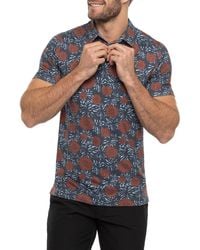 Travis Mathew - The Heater Scenic Pass Floral Golf Polo - Lyst