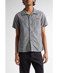 Visvim - Fairway Short Sleeve Chambray Button-Up Shirt - Lyst