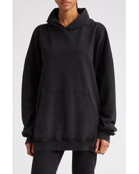 Balenciaga - Campaign Oversize Embellished Logo Cotton Hoodie - Lyst