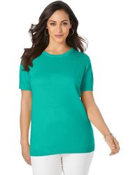 Jessica London - Fine Gauge Crewneck Shell - Lyst