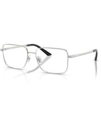Versace - 57Mm Rectangle Optical Glasses - Lyst