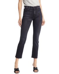 Mother - The Dazzler Mid Rise Ankle Straight Leg Jeans - Lyst